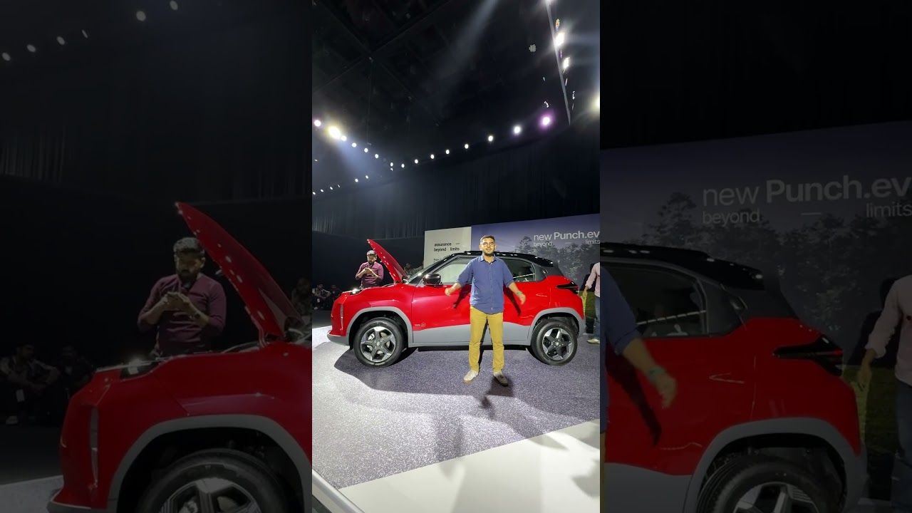 Электромобиль Tata Punch EV 2026 года. Вот все новинки экстерьера. #TataPunchEV #PunchEV #EVIndia