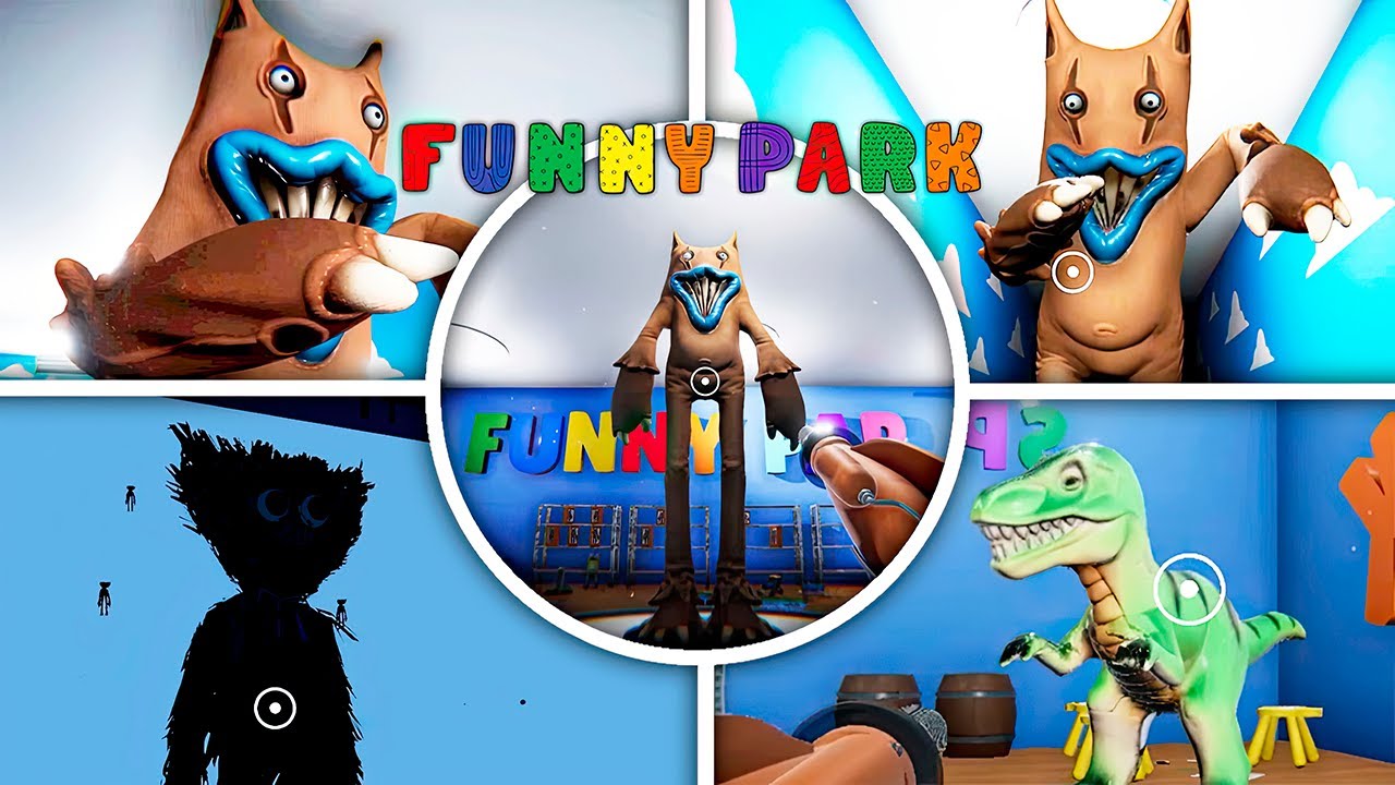 Funny park - All Jumpscares & Behind the Scenes (Full Game Showcase Gameplay)