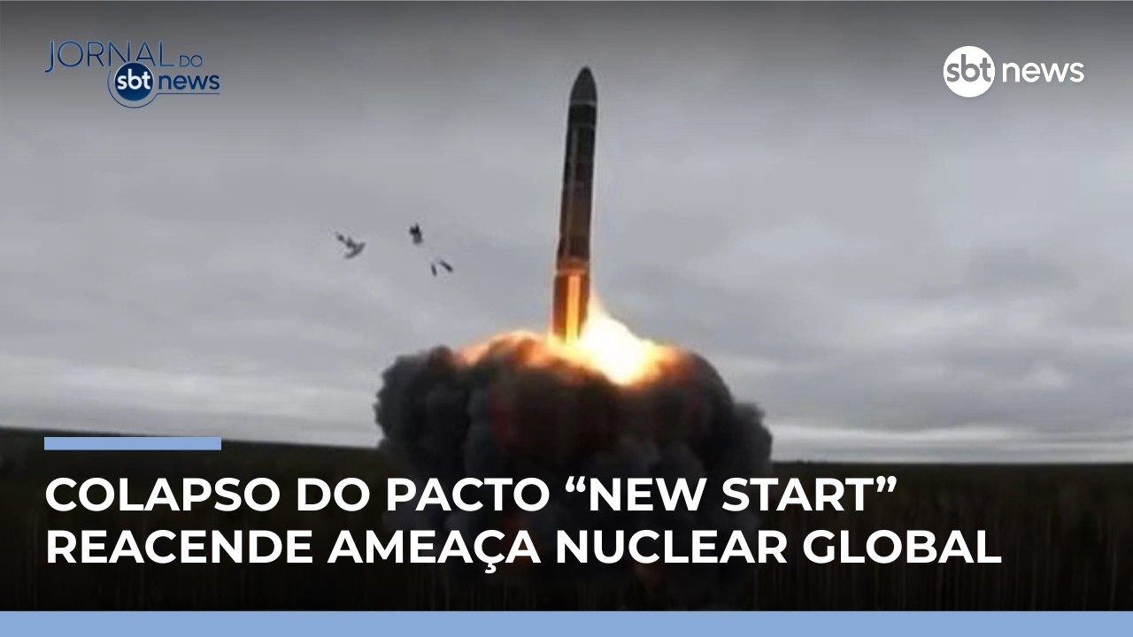 EUA e Rússia encerram acordo que limitava arsenais nucleares | #JornaldoSBTNews