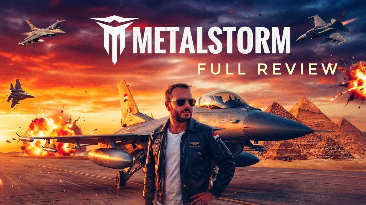 Metalstorm Fighter Jet Game | من الأرض للسماء ✨️🛩