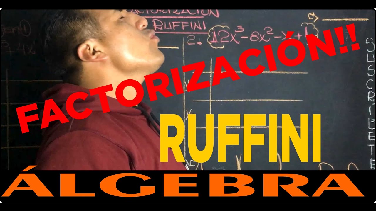 FACTORIZACIÓN POR RUFFINI | DIVISORES BINÓMICOS | ÁLGEBRA