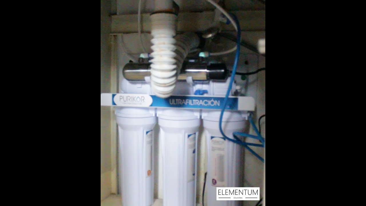 INSTALACIÓN DE SISTEMA DE FILTRACIÓN DE SEIS ETAPAS.