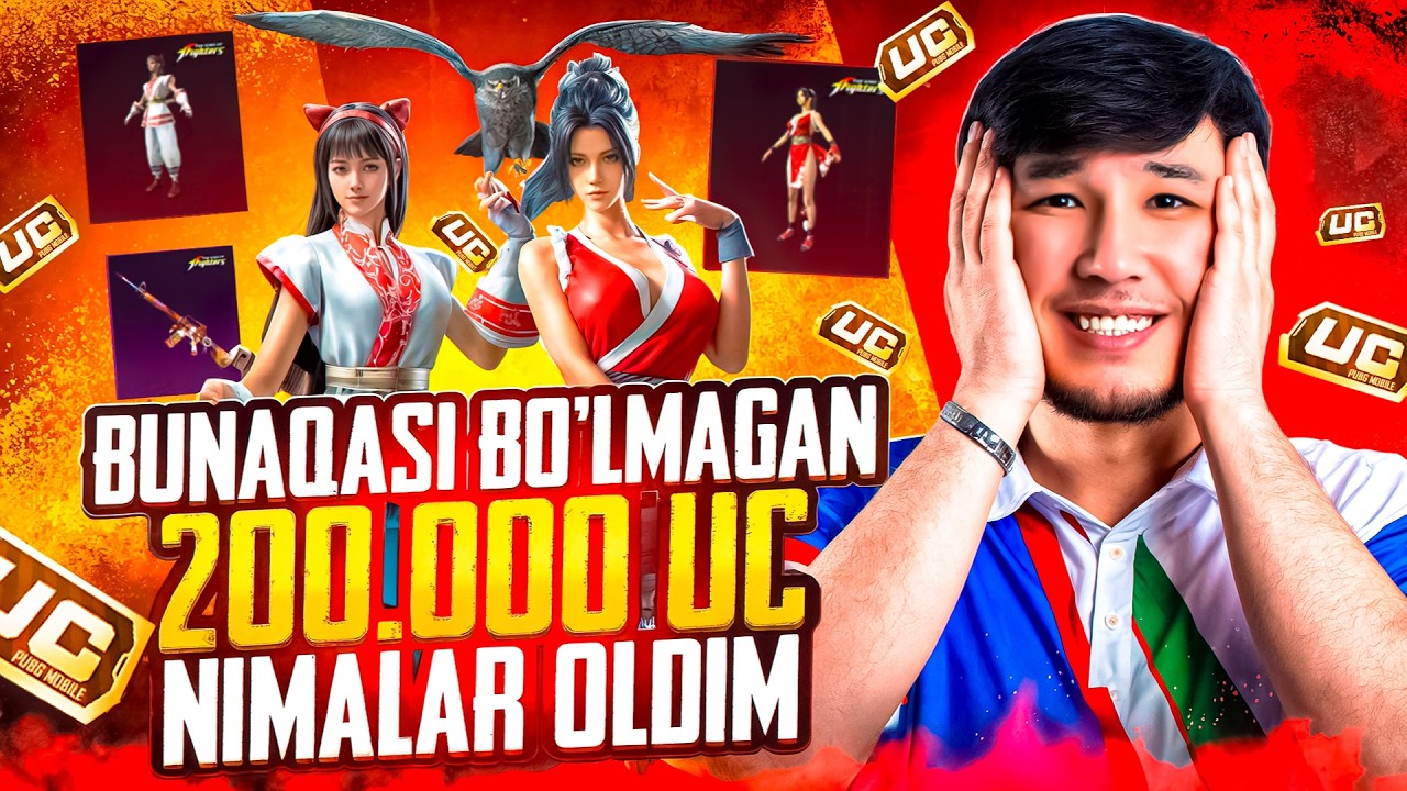 🥶200.000UC BUNAQASI BO'LMAGAN - PUBG MOBILE SOTIB OLDIM 😱 MANA BU OMAD !!!