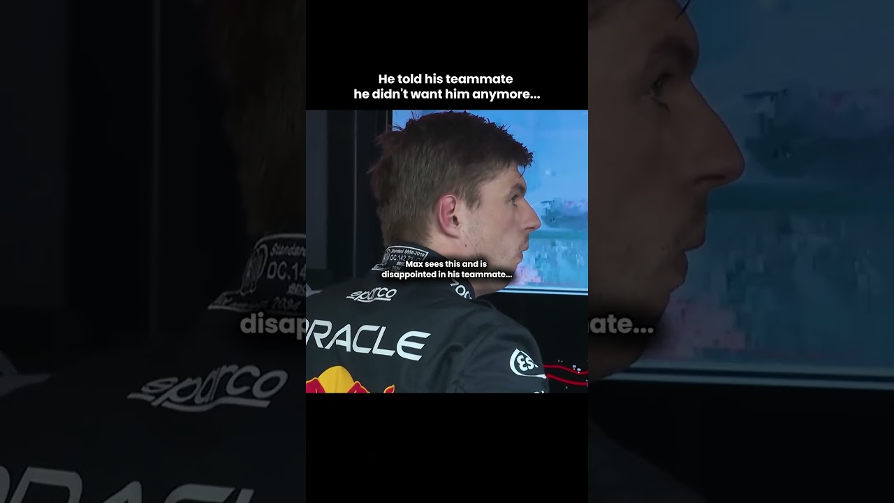 When Sergio Perez was excluded by Redbull and Max Verstappen in F1