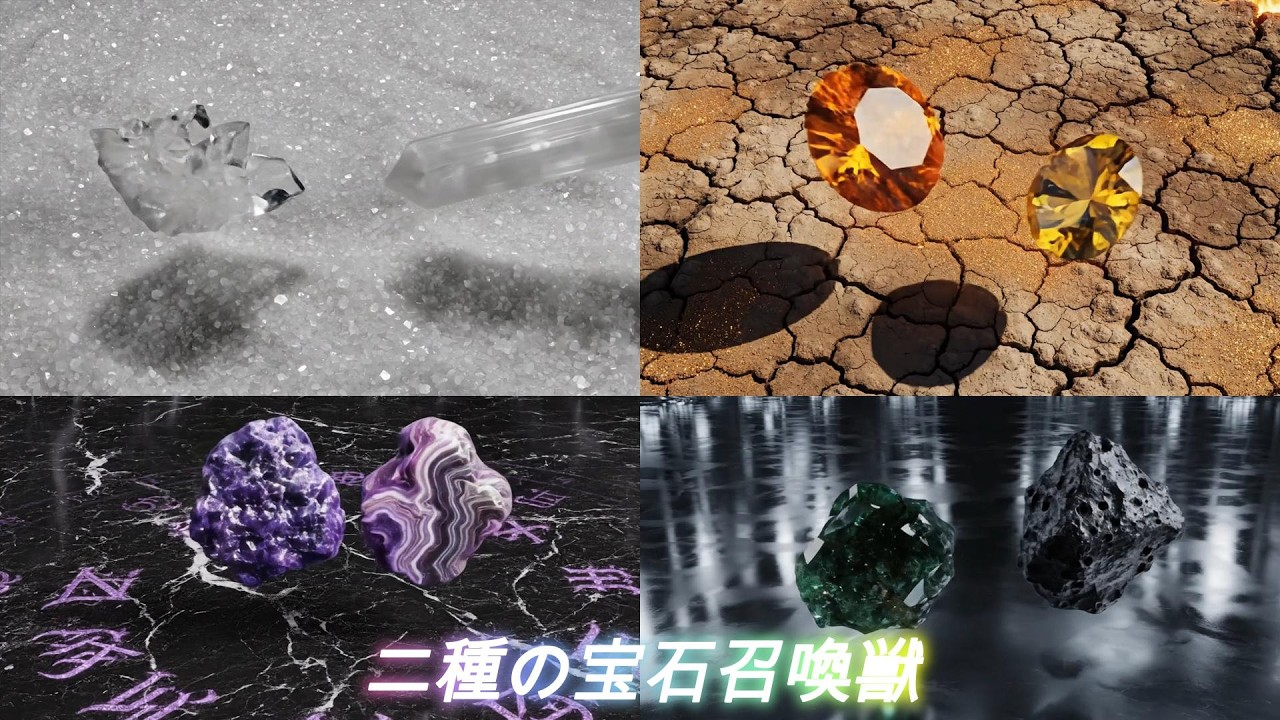 【ASMR】二種の宝石召喚獣💎✨あなたならどれを選ぶ？part5　Which one would you choose?