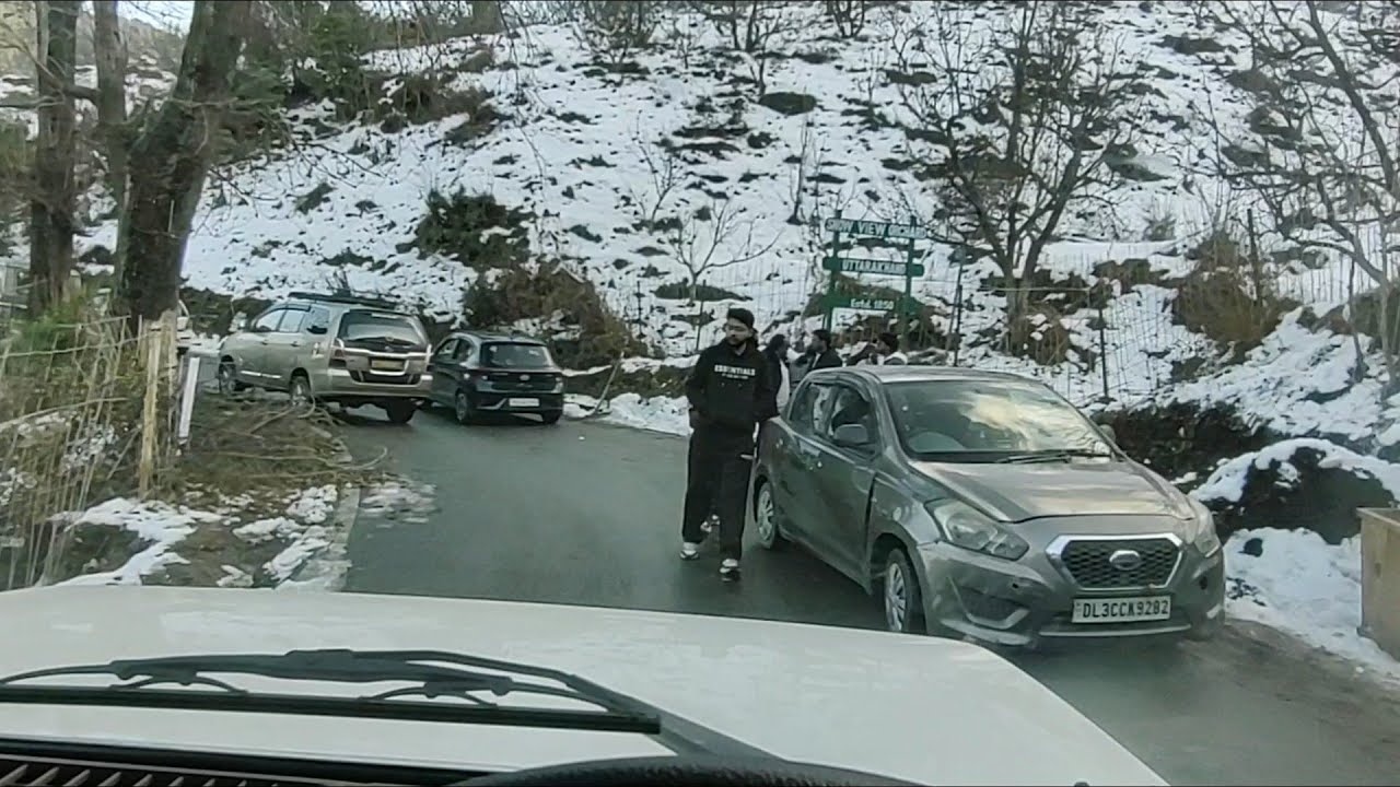 Residing inside my GARUDA at KASIYALEKH।SNOWFALL BEAUTIFUL SCENES।