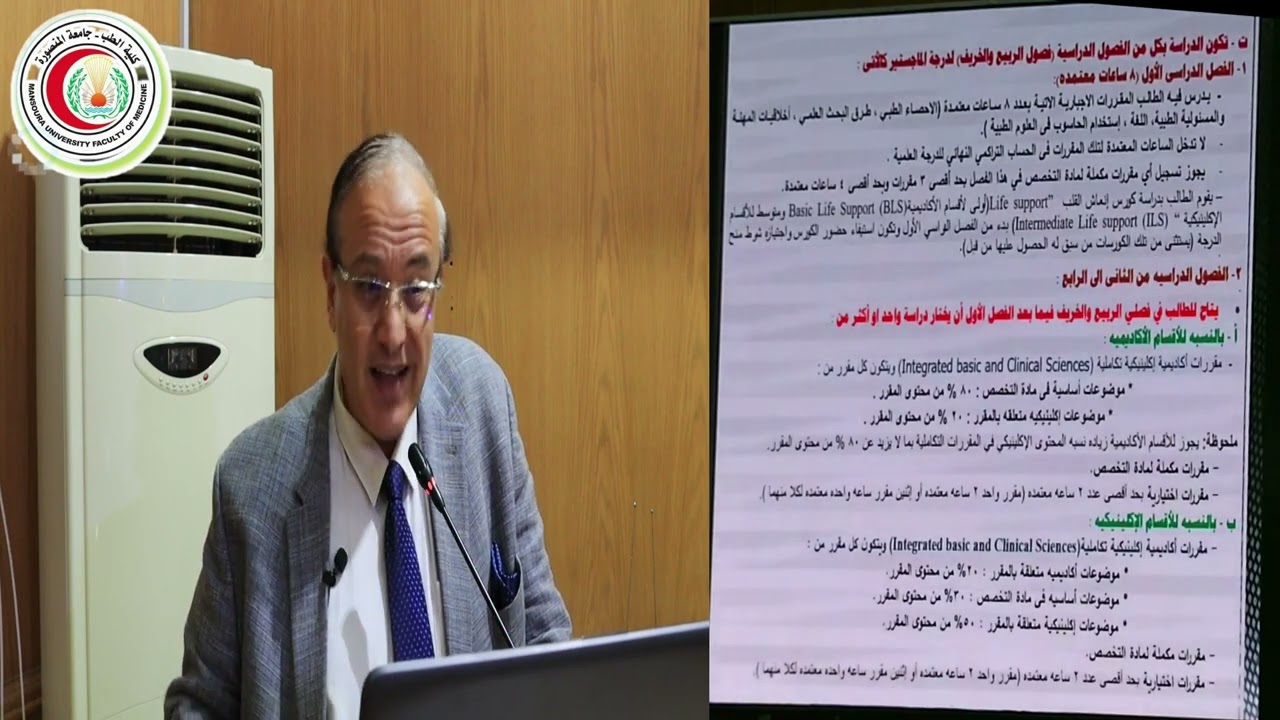 لائحة الدراسات العليا بكلية طب المنصورة