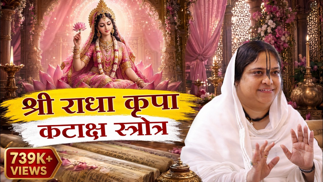 श्री राधा कृपा कटाक्ष स्त्रोत्र !! Shri Radha Kripa Kataksh !! बृज रस अनुरागी पूनम दीदी !! बाँसुरी