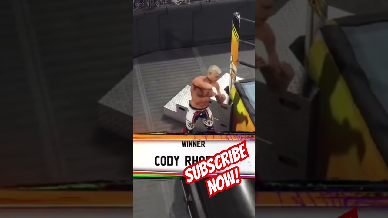 Cody Finishing his own Story! #wwe #wwe2k24 #wwe2k24gameplay #fantasymatch