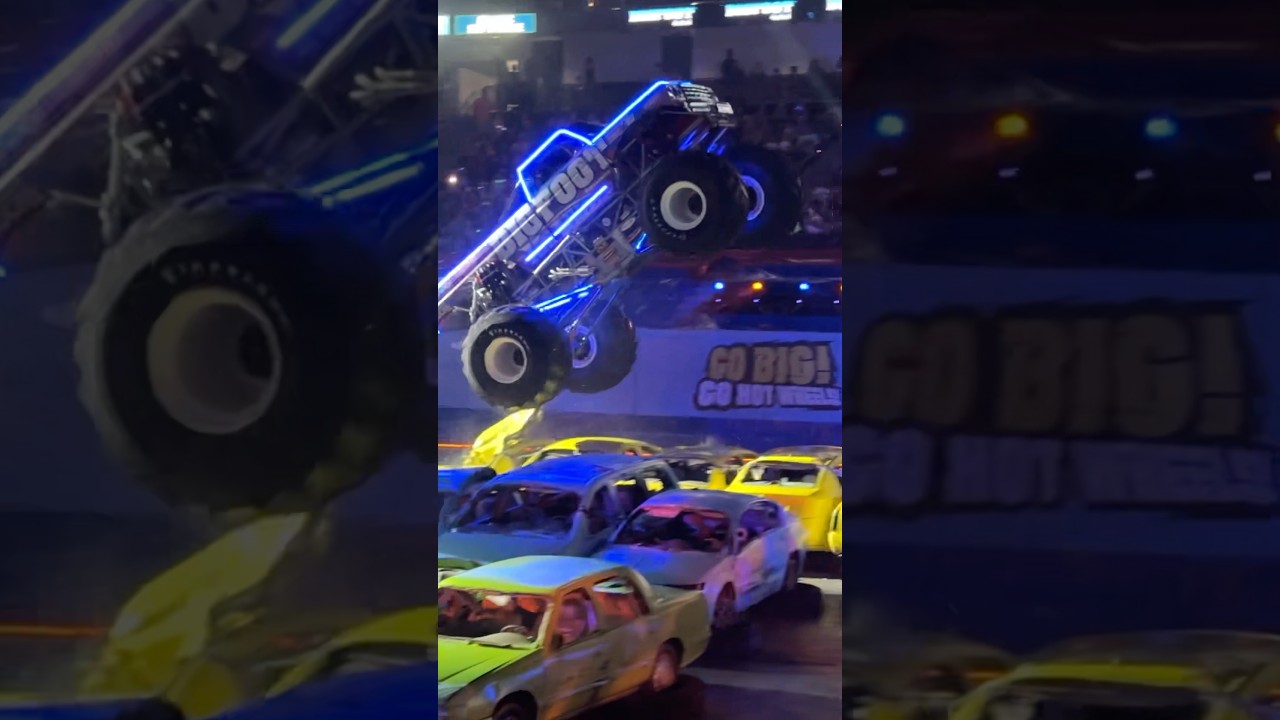 The ORIGINAL Monster Truck, Bigfoot 🦶 #2024 #monstertruck #bigfoot #hotwheelsmonstertruckslive
