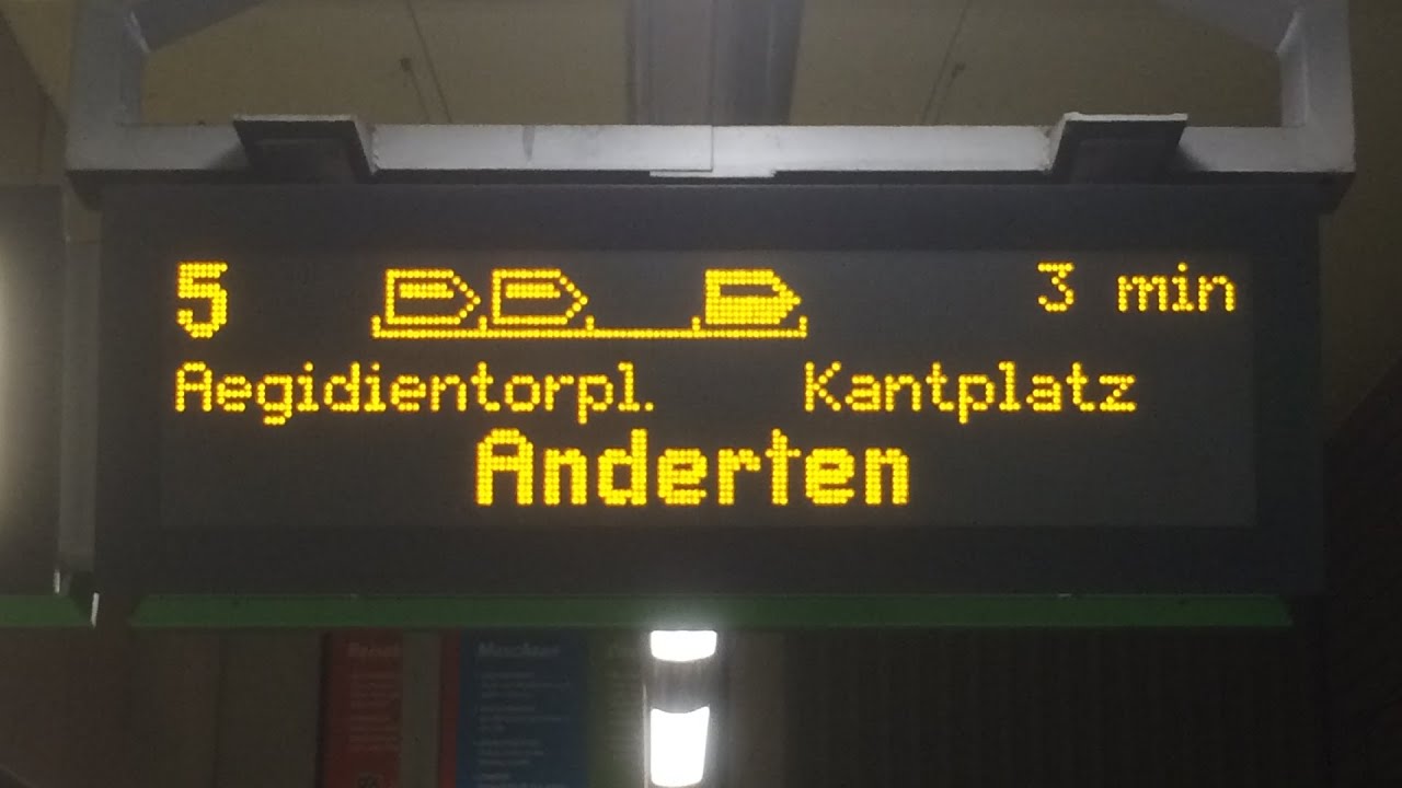 Stammstrecke C (Teil 3) | Seltene Anzeiger der Stadtbahn Hannover