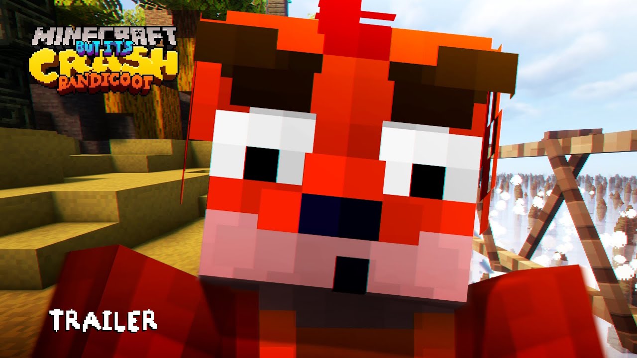 Minecraft, но это Crash Bandicoot (ремейк без модов) | Релизный трейлер