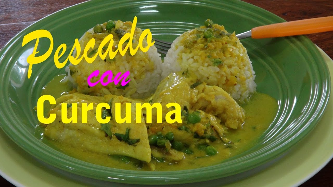 Pescado con Curcuma y Leche de Coco