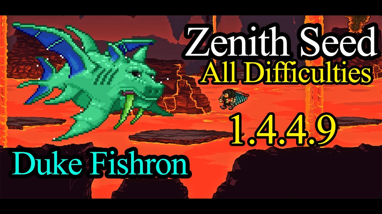 Zenith Seed Duke Fishron | Pre-Mech Gear | All Difficulties