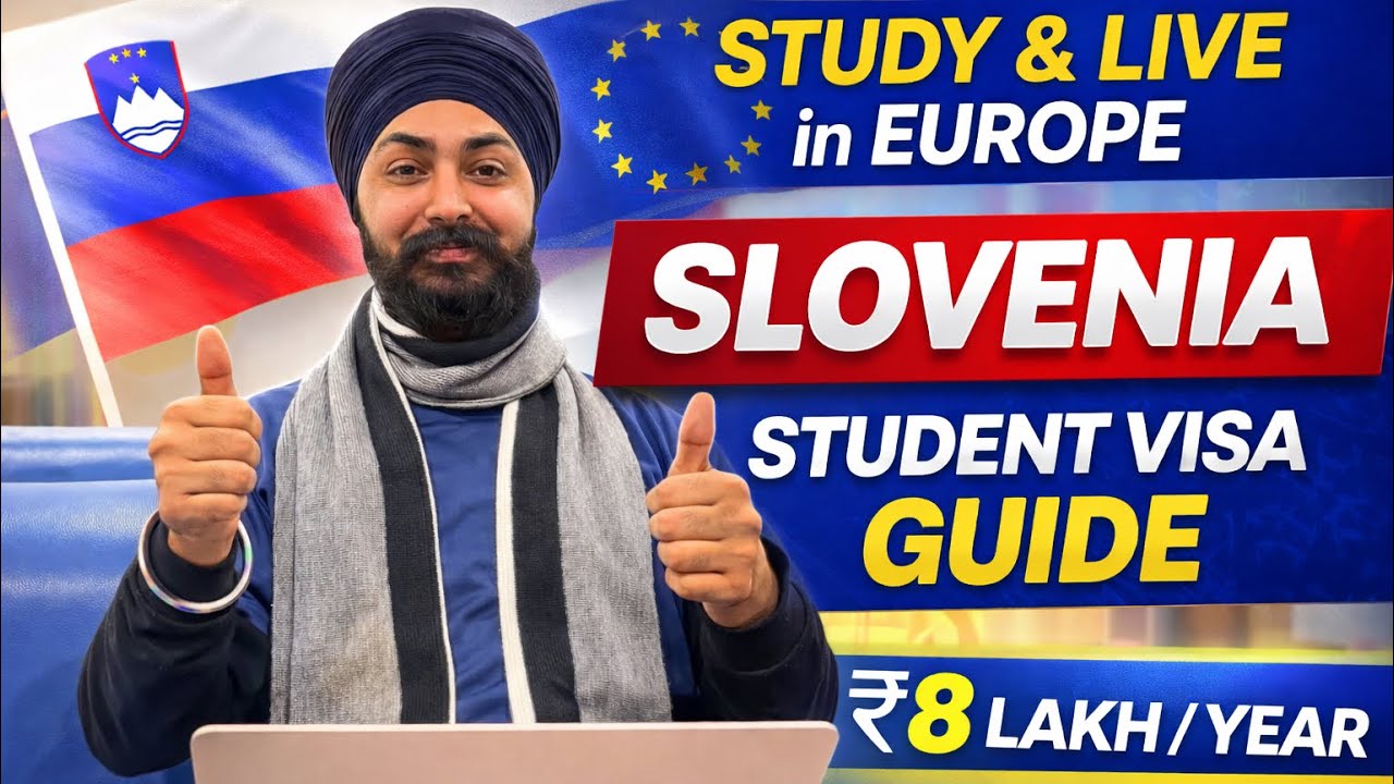 Slovenia Student Visa 2026 🇸🇮 | Europe Me Study Sirf ₹8 Lakh/Year? Full Guide!🇪🇺#SloveniaStudentVisa