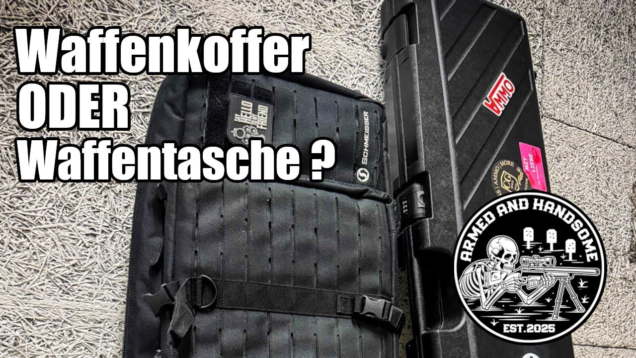 Waffenkoffer ODER Waffentasche? Das solltest DU als Sportschütze wissen... [Geartalk]