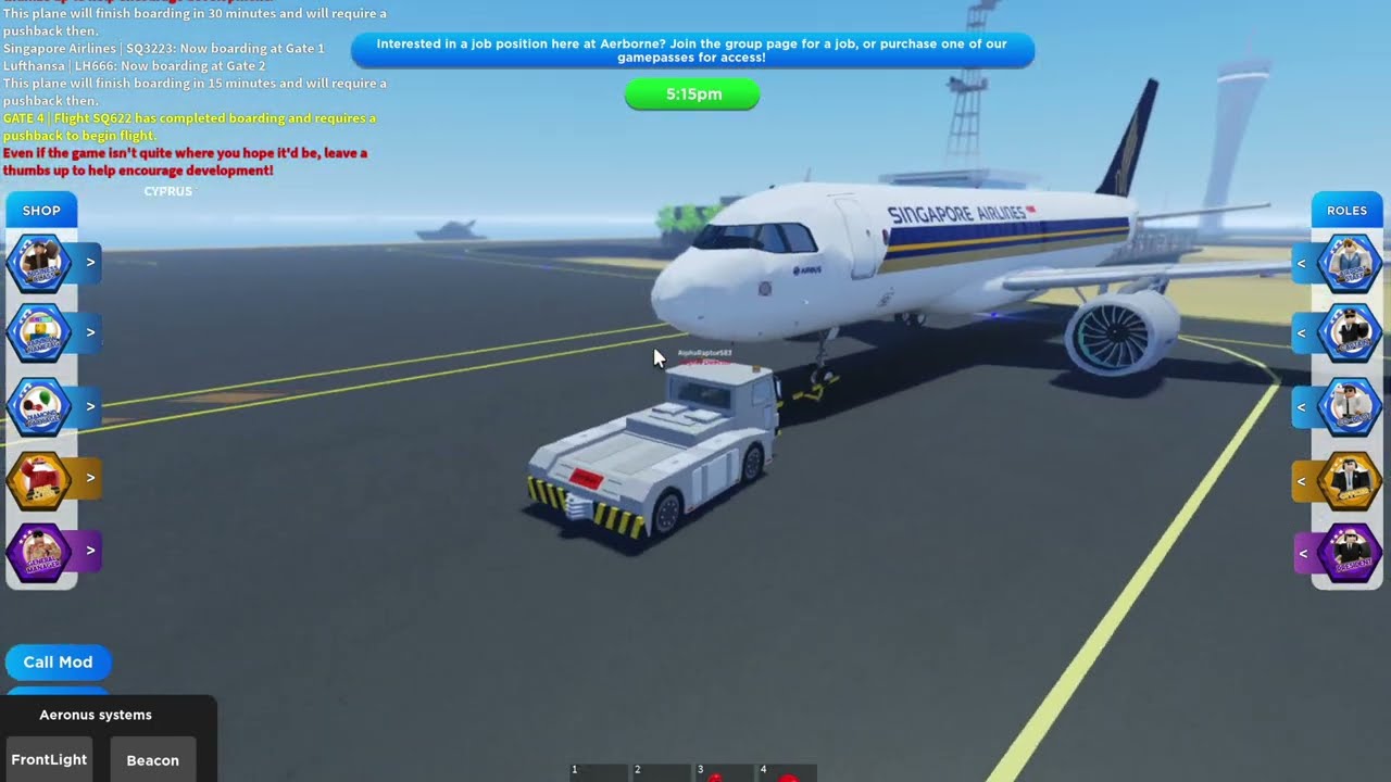 [Guide] Ground Crew ✈️ Work at an Airport RP! (Roblox)