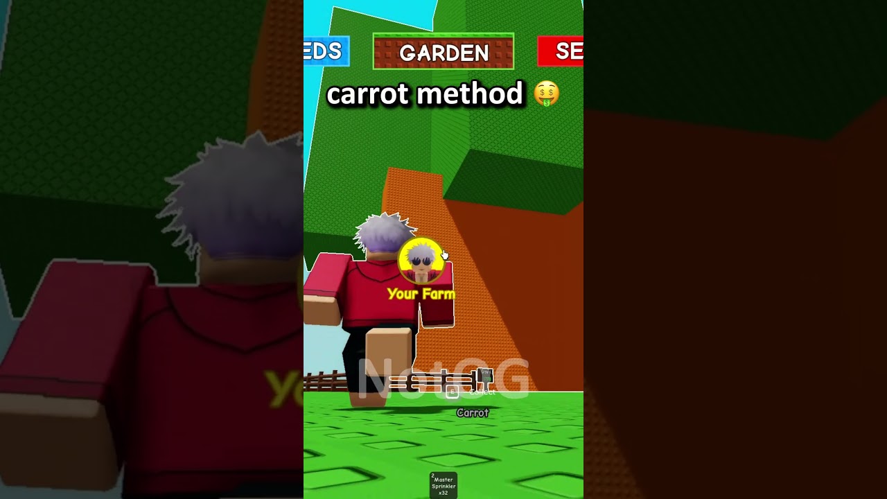 carrot method 😭 #growagarden #roblox