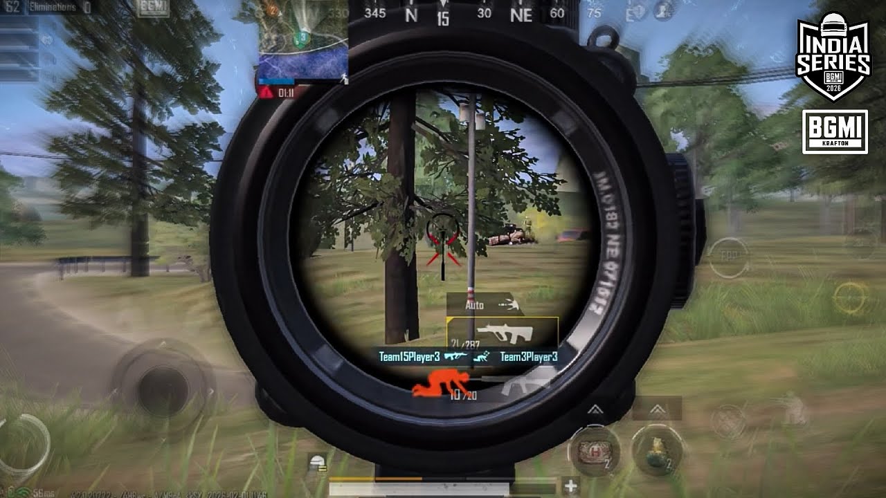BGIS ROUND 1 ✅ POV • iPhone 15 • BGMI/PUBGM