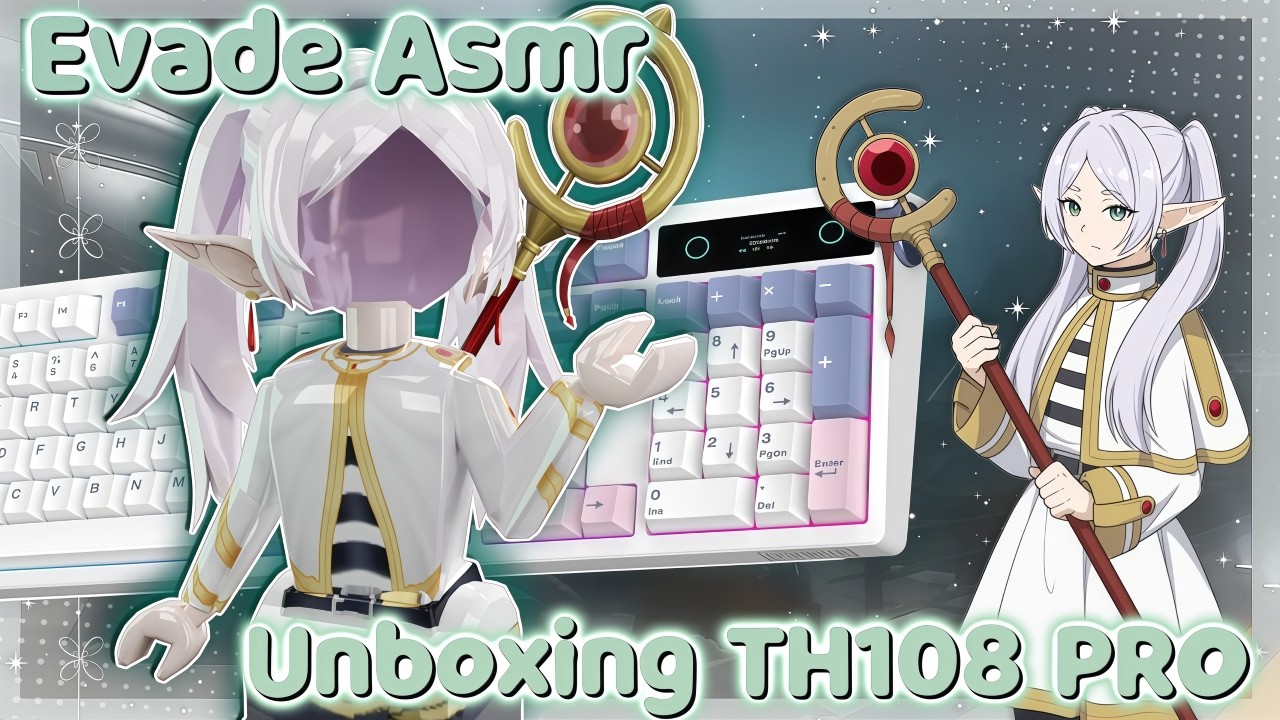 Roblox EVADE Gameplay | TH108 PRO Keyboard Unboxing + ASMR ⁨@Epomaker⁩
