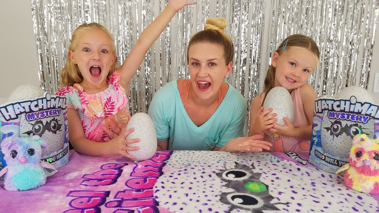Распаковка загадочных яиц Hatchimals!! Распаковка яиц-сюрпризов!