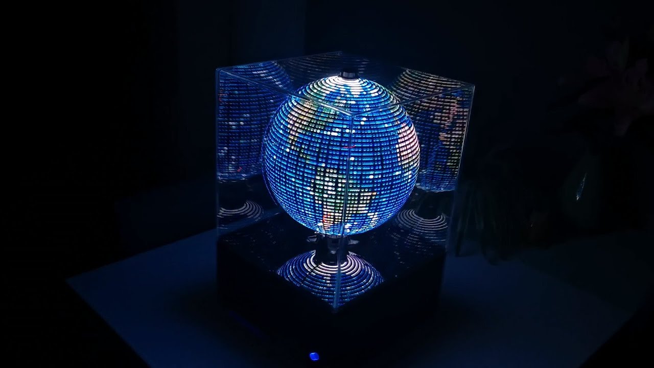 Persistence of Vision Globe - 6.600 Pixel - based on a Raspberry Pi and Pico