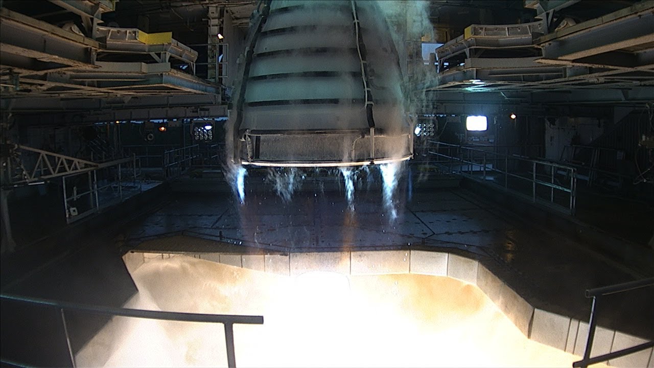 NASA Conducts First RS-25 Rocket Engine Test of 2018