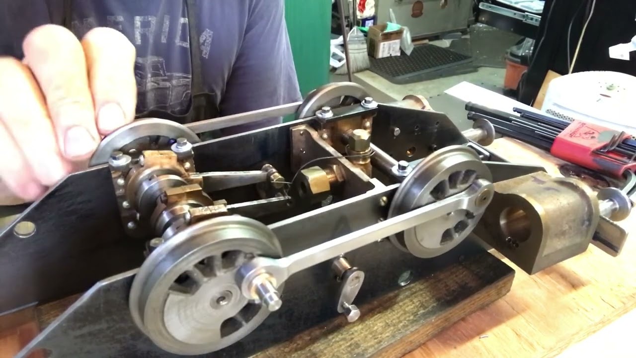 8. LBSC TICH LOCOMOTIVE, coupling rods completed and installed