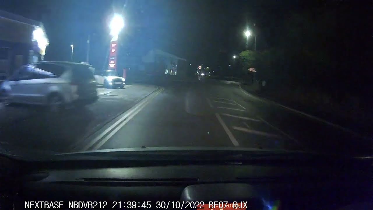 SOS60006 Driving At Jaywick & Clacton on Sea Essex at night time