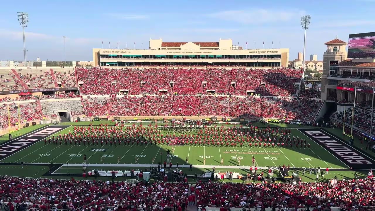 Texas Tech Goin Band: Halftime vs Ok St