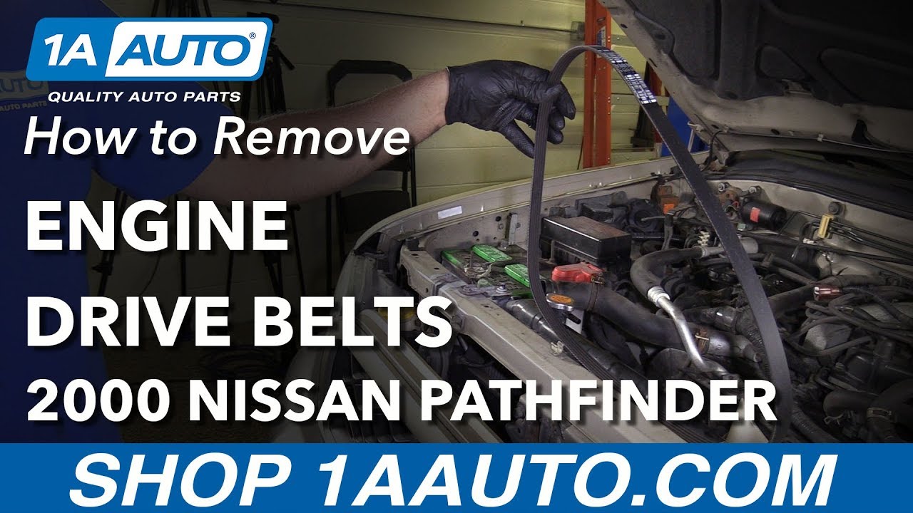 How to Replace Engine Drive Belts 96-04 Nissan Pathfinder