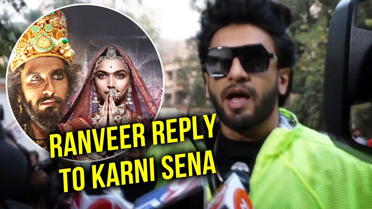 Ranveer Singh STRONG Reply To Karni Sena | Padmavati Controversy