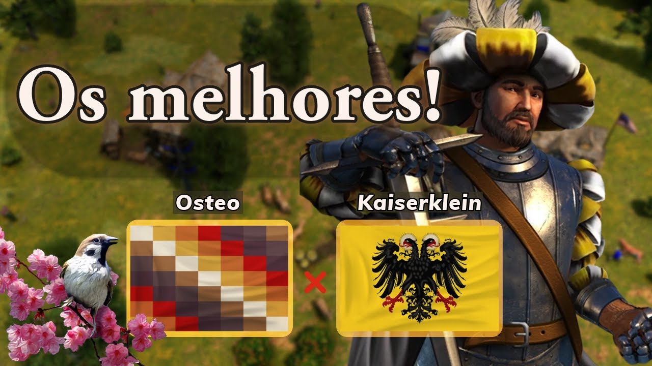 O MELHOR Inca vs o MELHOR Alemão: Quem vence? - Osteo vs Kaiserklein - Age of Empires 3: DE