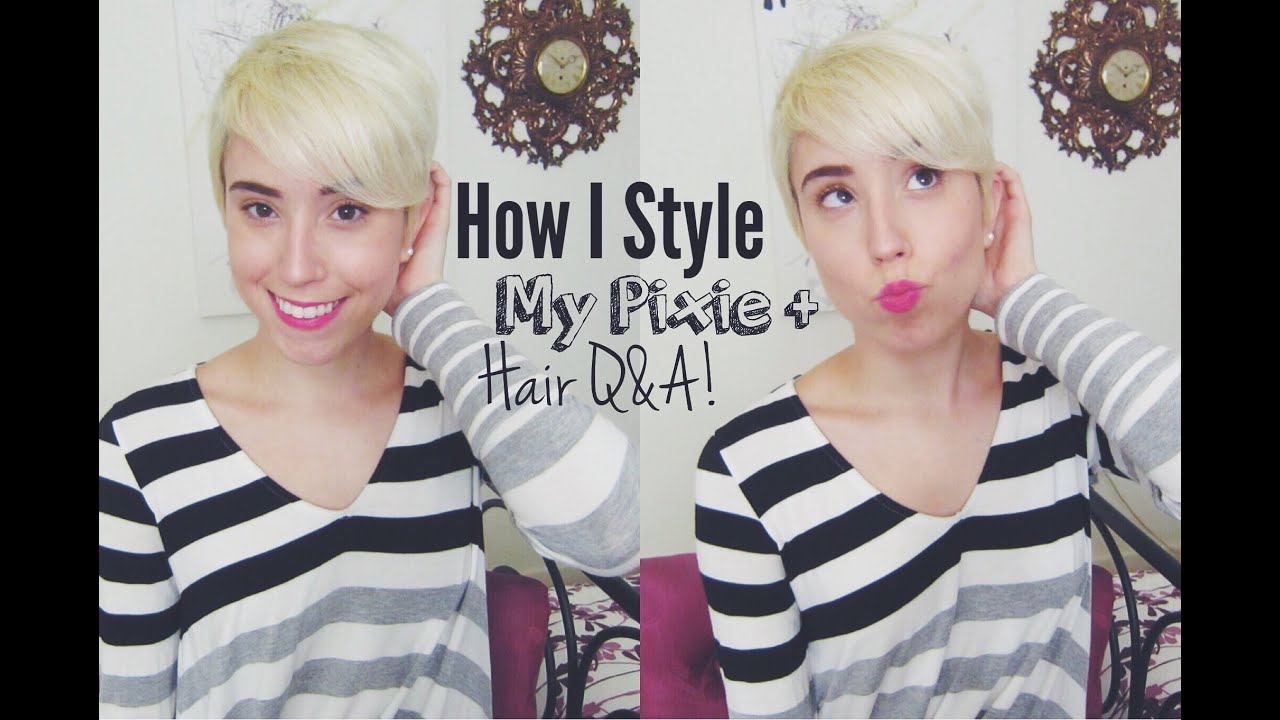How I Style My Pixie + Haircut/Hair Color Q&A!