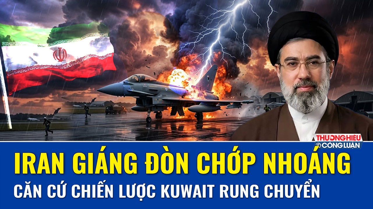 Cú đánh bất ngờ của Iran vào căn cứ Kuwait, tiêm kích Typhoon trăm triệu USD gặp họa nghiêm trọng