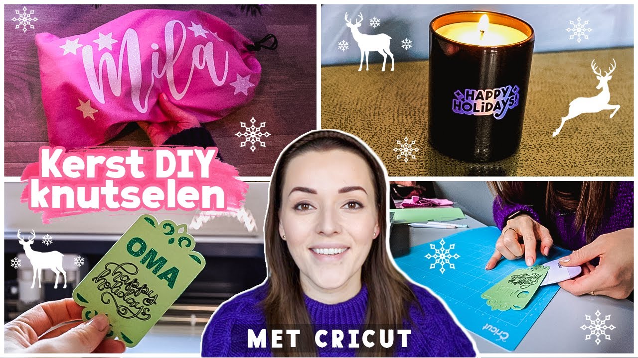 3x Kerst DIY projecten met Cricut maker - Christmas projects 2021 | Beautygloss
