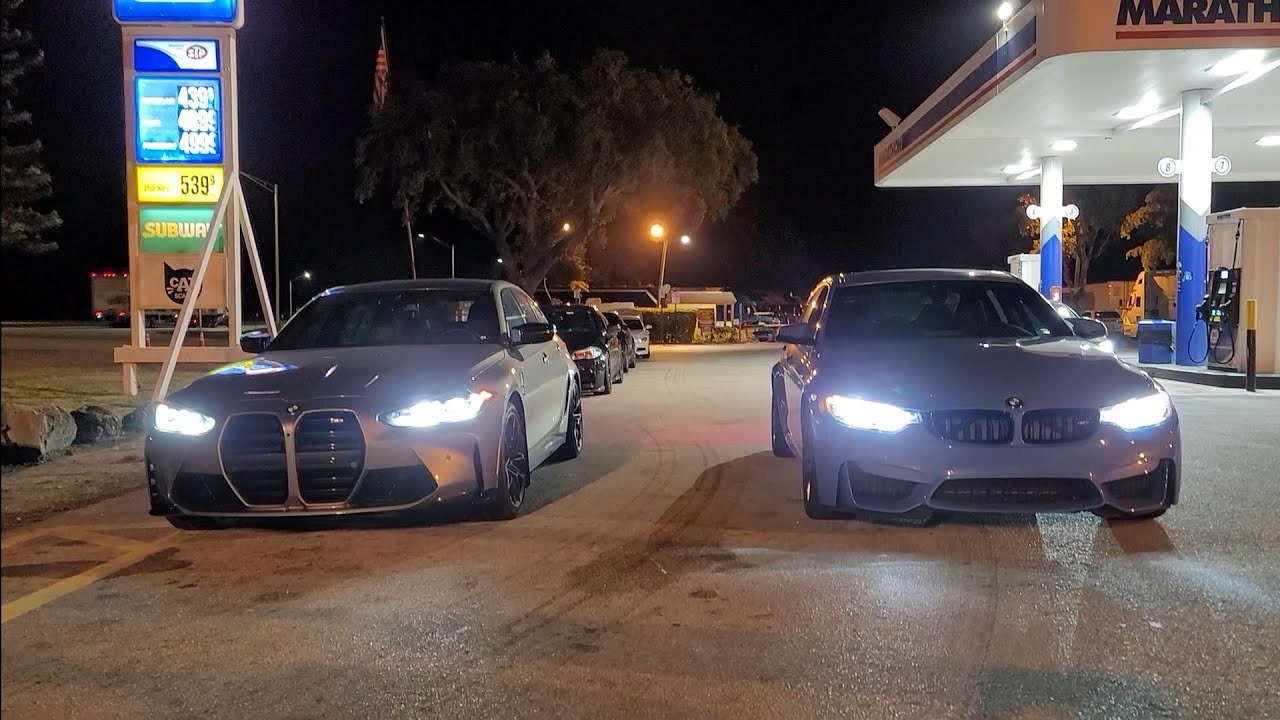 2022 BMW M3 G80 vs 2016 BMW M3 F80