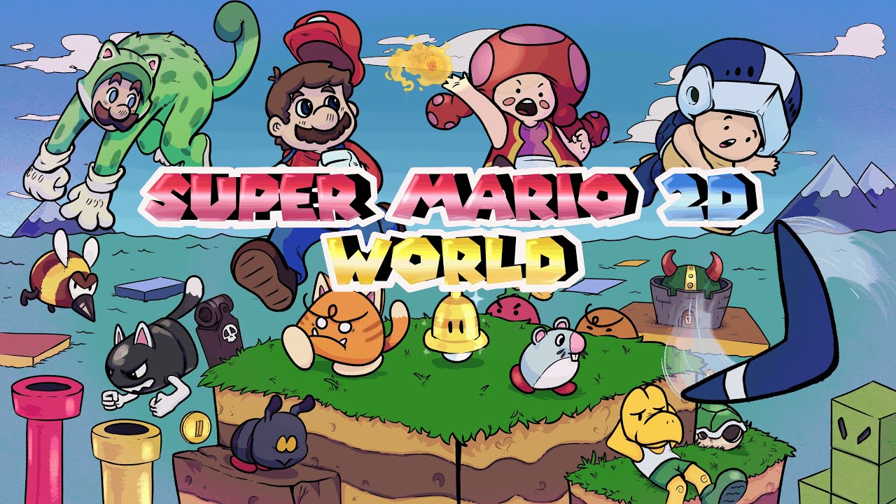 Super Mario 2D World Launch Trailer (Super Mario Maker 2 Super World)