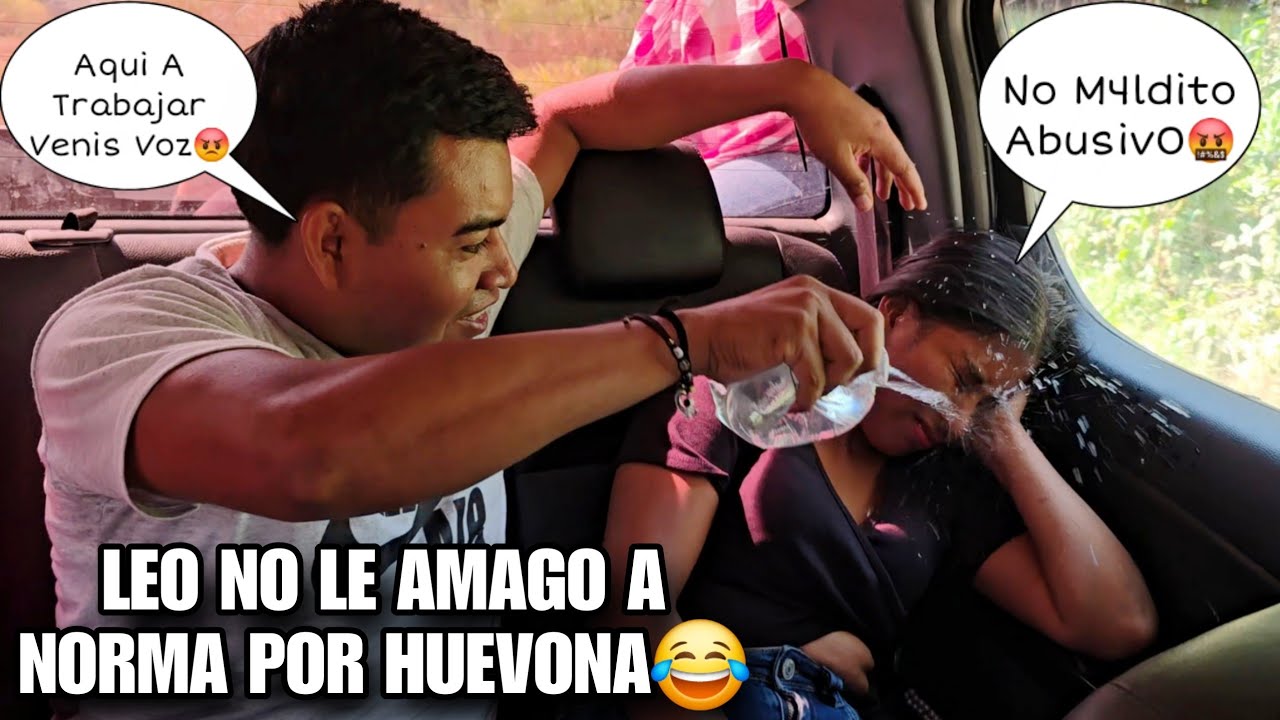 LEO Le Hecho Agua En Toda La Car4 A NORMA Por Quedarse Bien Dormida En Pleno Carro😱😂Asi Reaccióno🫢