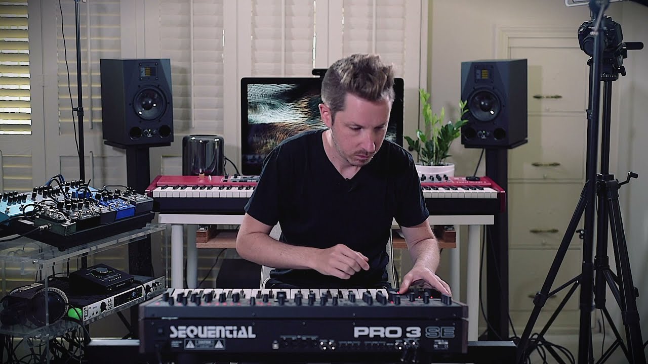 electronic improvisation using the Sequential Pro 3 sequencer