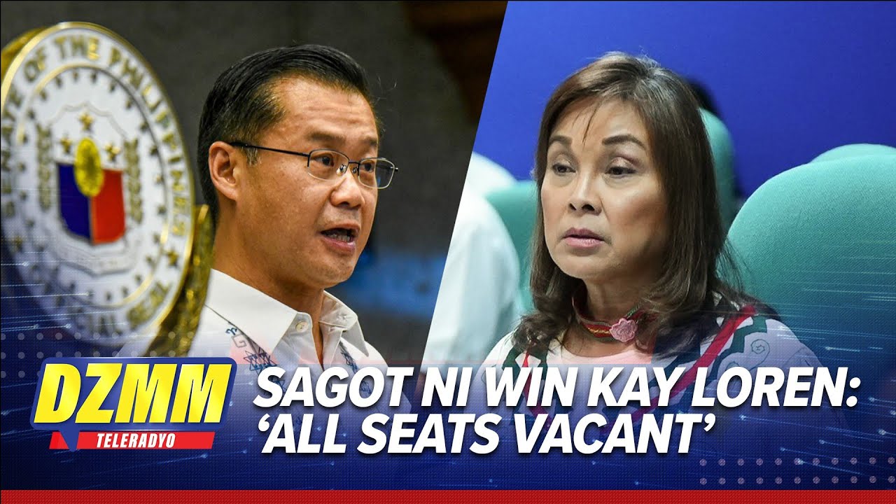 Win Gatchalian reacts to Loren Legarda asserting she is Senate President Pro Tempore | ABS-CBN News