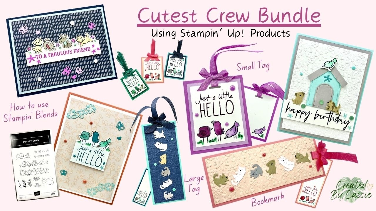 Stampin’ Up Cutest Crew Bundle Card Tutorial | Easy Handmade Cards for Beginners [Episode 83]