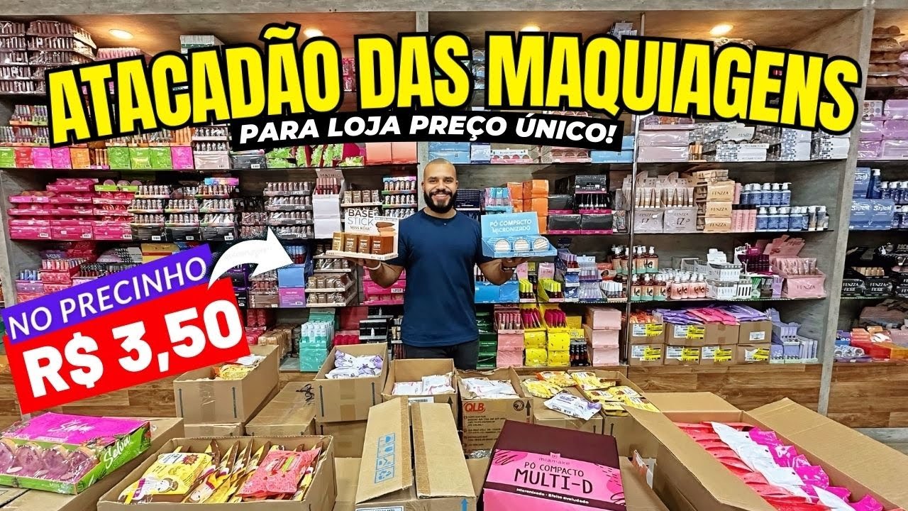 25 MARÇO | VOLTEI NA CASA DAS MAQUIAGENS BARATA Para REVENDA, MELHOR QUE MAQUIAGEM NO BRÁS ATACADO