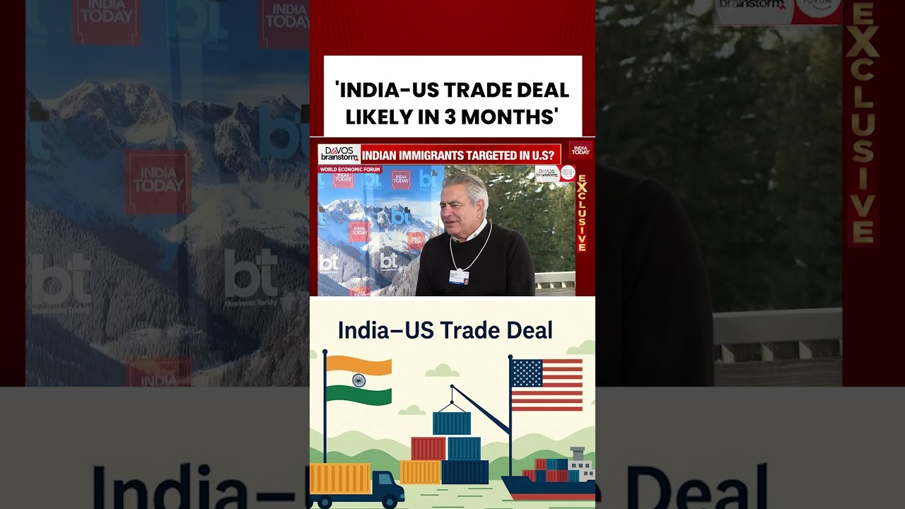 Mukesh Aghi, President and CEO Says India US Trade Deal Likely in 3 Months | #davos2026