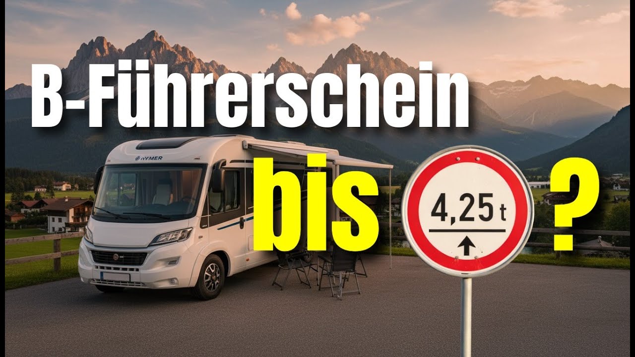 B Führerschein bis 4,25 t Das ändert sich für Camper