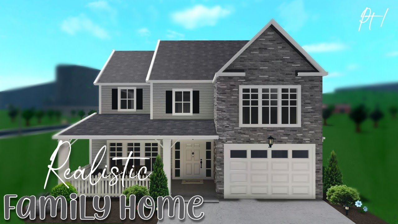 ||BLOXBURG REALISTIC FAMILY HOME SPEED BUILD EXTERIOR||PT1|| +SimplyKenn+
