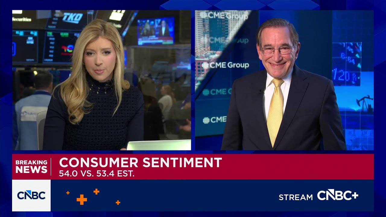 Consumer sentiment comes in at 54 vs. 53.5 estimate