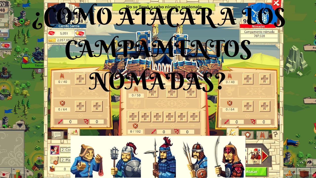 GoodGame Empire - Como atacar a los campamentos nómadas