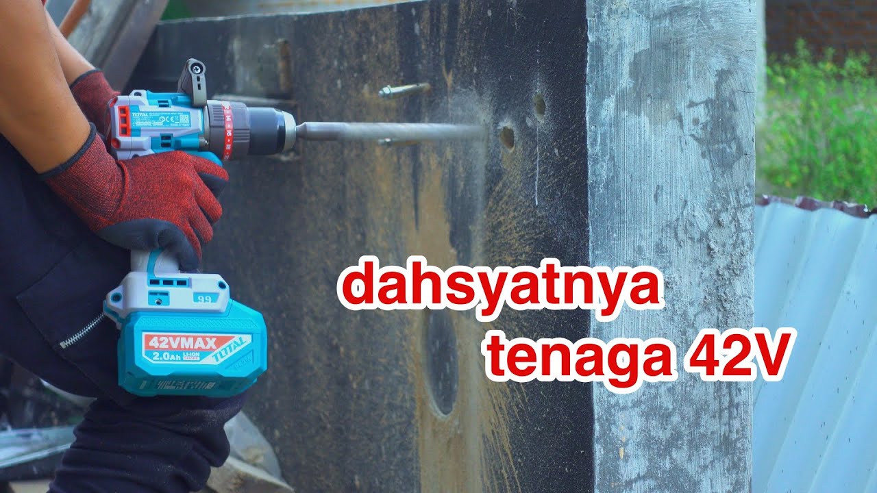 Total curi start lg, ingco makin ketinggalan 😎🤣 - TOTAL TIDLI429982 CORDLESS HAMMER DRILL 42V 99NM