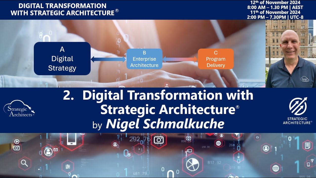Keynote-Digital Transformation with Strategic Architecture by Nigel Schmalkuche Strategic Architects